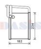 KIA 971382G000 Heat Exchanger, interior heating